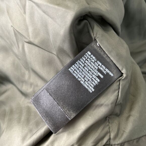 The North Face Women's Sz‎ M 550-Down Insulated Hooded Jacket Green - Picture 4 of 9